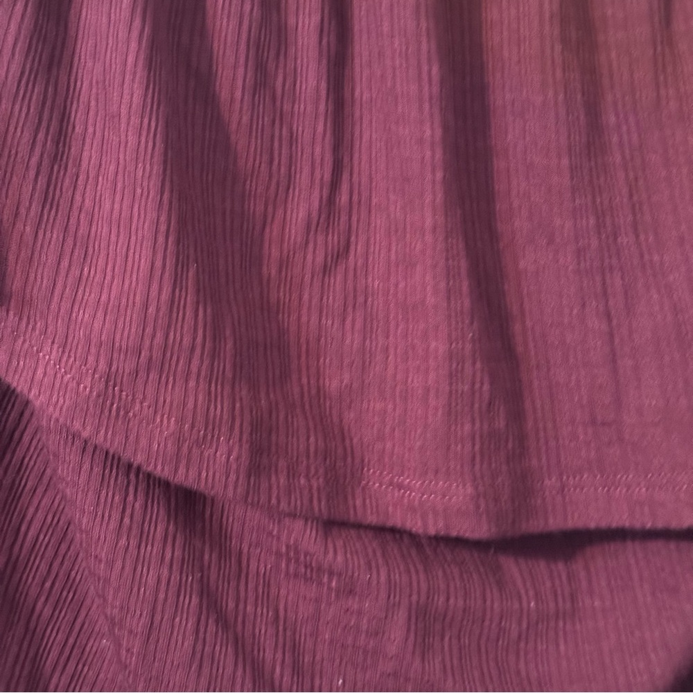 Torrid Deep Purple Ruffle Blouse - Picture 5 of 7